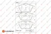 1681213480 EUROREPAR Комплект тормозных колодок, дисковый тормоз