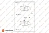1681246280 EUROREPAR Комплект тормозных колодок, дисковый тормоз