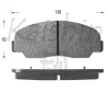 FK0020 KAISHIN Комплект тормозных колодок, дисковый тормоз
