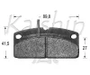 FK10095 KAISHIN Комплект тормозных колодок, дисковый тормоз