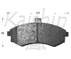FK11142 KAISHIN Комплект тормозных колодок, дисковый тормоз