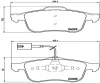 FK20066 KAISHIN Комплект тормозных колодок, дисковый тормоз