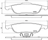 FK20077 KAISHIN Комплект тормозных колодок, дисковый тормоз