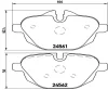 FK20092 KAISHIN Комплект тормозных колодок, дисковый тормоз