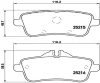 FK20128 KAISHIN Комплект тормозных колодок, дисковый тормоз