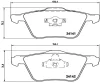 FK20136 KAISHIN Комплект тормозных колодок, дисковый тормоз