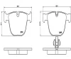 FK20143 KAISHIN Комплект тормозных колодок, дисковый тормоз