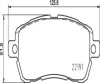 FK20174 KAISHIN Комплект тормозных колодок, дисковый тормоз