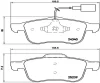 FK20201 KAISHIN Комплект тормозных колодок, дисковый тормоз