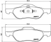 FK20241 KAISHIN Комплект тормозных колодок, дисковый тормоз