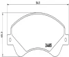 FK20300 KAISHIN Комплект тормозных колодок, дисковый тормоз