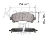 FK4057 KAISHIN Комплект тормозных колодок, дисковый тормоз