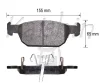 FK5165 KAISHIN Комплект тормозных колодок, дисковый тормоз