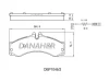 DBP1046/2 DANAHER Комплект тормозных колодок, дисковый тормоз