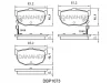 DBP1073 DANAHER Комплект тормозных колодок, дисковый тормоз