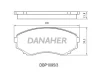 DBP1095/3 DANAHER Комплект тормозных колодок, дисковый тормоз