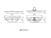 DBP1107-01 DANAHER Комплект тормозных колодок, дисковый тормоз