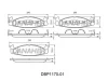 DBP1170-01 DANAHER Комплект тормозных колодок, дисковый тормоз