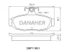 DBP1180/1 DANAHER Комплект тормозных колодок, дисковый тормоз