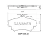 DBP1398-01 DANAHER Комплект тормозных колодок, дисковый тормоз