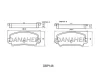 DBP146 DANAHER Комплект тормозных колодок, дисковый тормоз