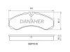 DBP1616 DANAHER Комплект тормозных колодок, дисковый тормоз