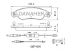 DBP1656 DANAHER Комплект тормозных колодок, дисковый тормоз