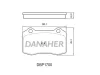 DBP1700 DANAHER Комплект тормозных колодок, дисковый тормоз