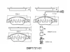 DBP1721-01 DANAHER Комплект тормозных колодок, дисковый тормоз