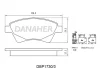 DBP1730/3 DANAHER Комплект тормозных колодок, дисковый тормоз