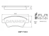 DBP1730/4 DANAHER Комплект тормозных колодок, дисковый тормоз