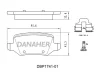 DBP1741-01 DANAHER Комплект тормозных колодок, дисковый тормоз