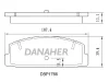 DBP1766 DANAHER Комплект тормозных колодок, дисковый тормоз