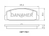 DBP1766/1 DANAHER Комплект тормозных колодок, дисковый тормоз