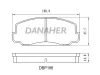 DBP186 DANAHER Комплект тормозных колодок, дисковый тормоз