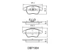 DBP1904 DANAHER Комплект тормозных колодок, дисковый тормоз