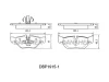 DBP1915/1 DANAHER Комплект тормозных колодок, дисковый тормоз