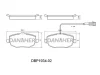 DBP1934-02 DANAHER Комплект тормозных колодок, дисковый тормоз