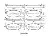DBP1941 DANAHER Комплект тормозных колодок, дисковый тормоз