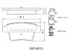 DBP1957/2 DANAHER Комплект тормозных колодок, дисковый тормоз