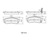 DBP1978 DANAHER Комплект тормозных колодок, дисковый тормоз