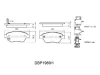 DBP1989/1 DANAHER Комплект тормозных колодок, дисковый тормоз