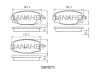 DBP2073 DANAHER Комплект тормозных колодок, дисковый тормоз