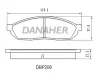 DBP208 DANAHER Комплект тормозных колодок, дисковый тормоз