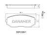 DBP2098/1 DANAHER Комплект тормозных колодок, дисковый тормоз