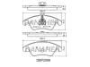 DBP2099 DANAHER Комплект тормозных колодок, дисковый тормоз