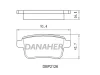 DBP2126 DANAHER Комплект тормозных колодок, дисковый тормоз