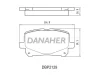 DBP2129 DANAHER Комплект тормозных колодок, дисковый тормоз