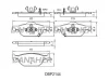 DBP2144 DANAHER Комплект тормозных колодок, дисковый тормоз