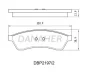 DBP2197/2 DANAHER Комплект тормозных колодок, дисковый тормоз